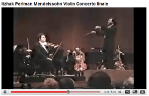 Itzhak Perlman video - adult